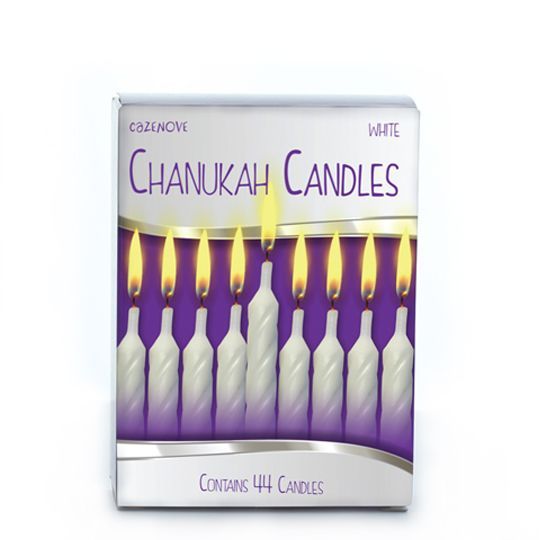 CC-5001 Chanukah Candles WHITE