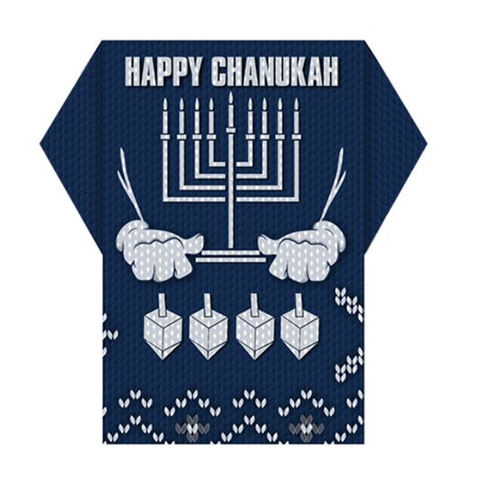 KN-5800 Chanukah Ugly Sweater Napkins