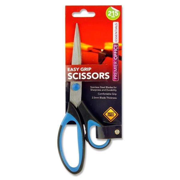 Premier Office 21.5cm Easy Grip Scissors
