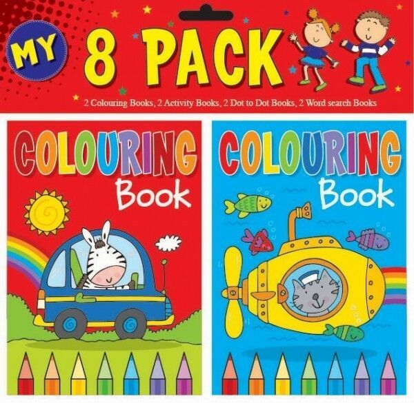 MY 8 PACK ACITITY BOOKS