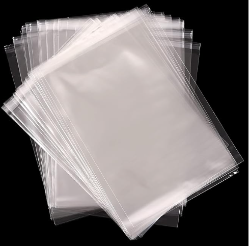 Plain Celophane Bags 25pk - 10x14cm 50