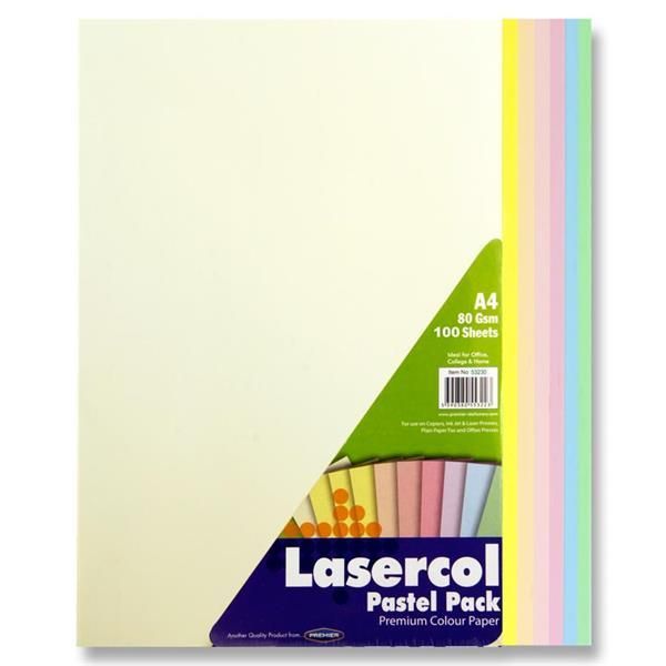 A4 80gsm Colour Paper 100 Sheets - Paste