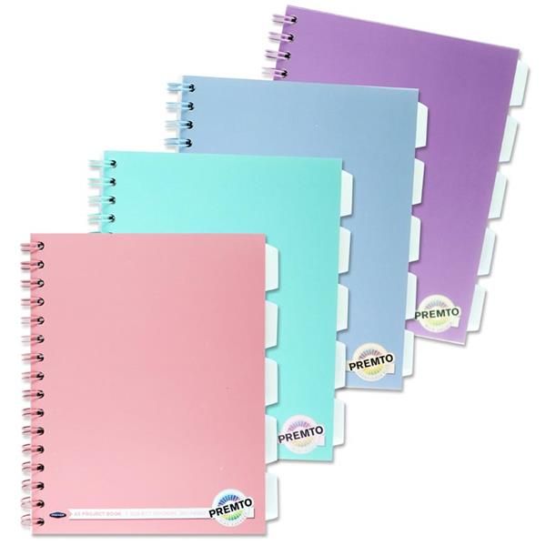 A5 250pg PP 5 Subject Wiro Project Book
