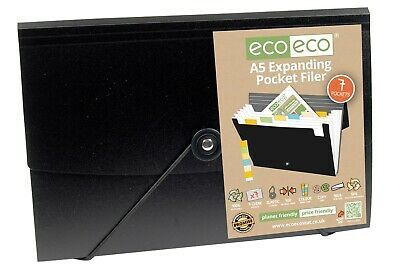 A4 50% Recycled 7 Pocket Expanding File
