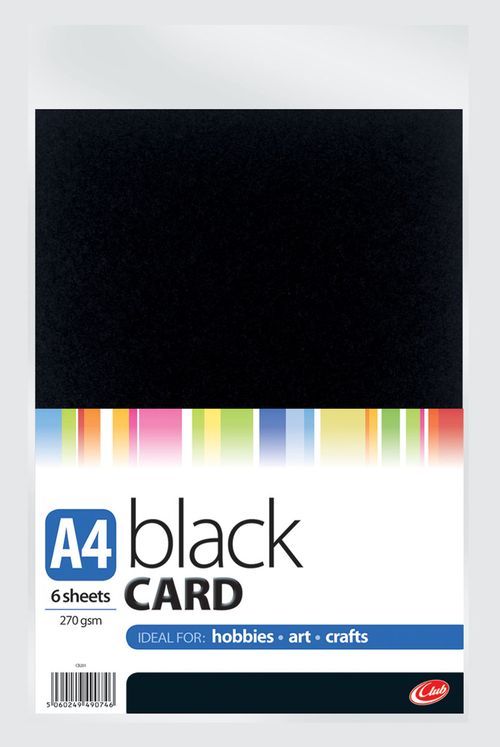 A4 Black Card 6