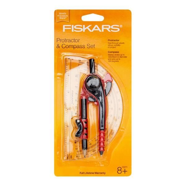 Fiskars Compass & Protractor Set Asst.