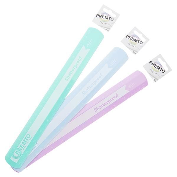 Premto Pastel 30cm Shatterproof Rule