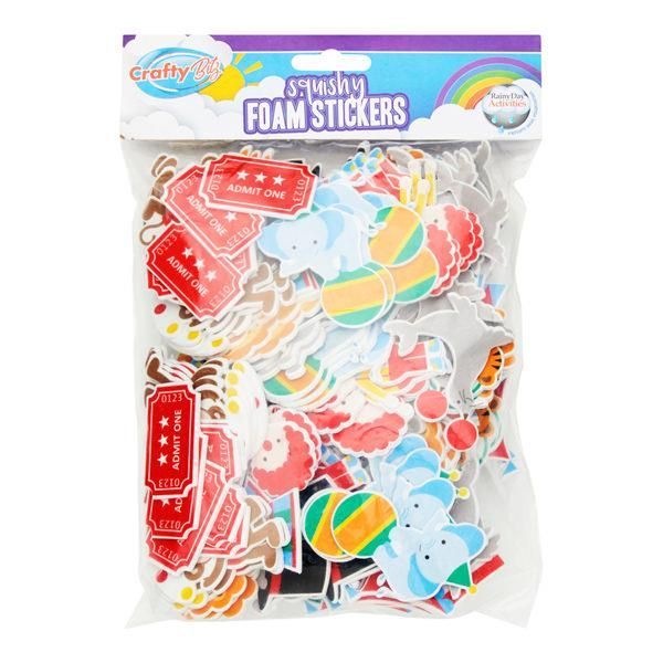 Crafty Bitz Squishy Foam Stickers - Circ