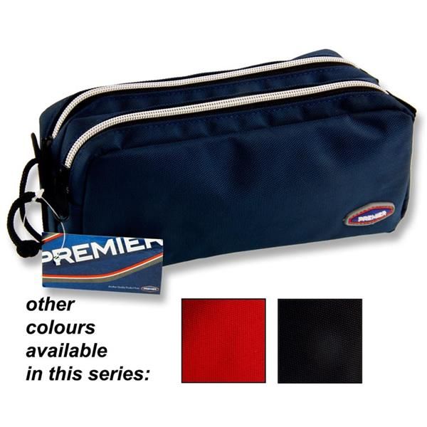 Twin Zip Pencil Case - Bold