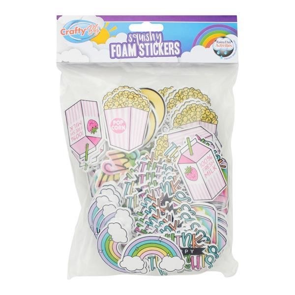 Squishy Foam Stickers - Feel Good