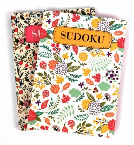 Floral Sudoku Wordsearch Book - A5 Size