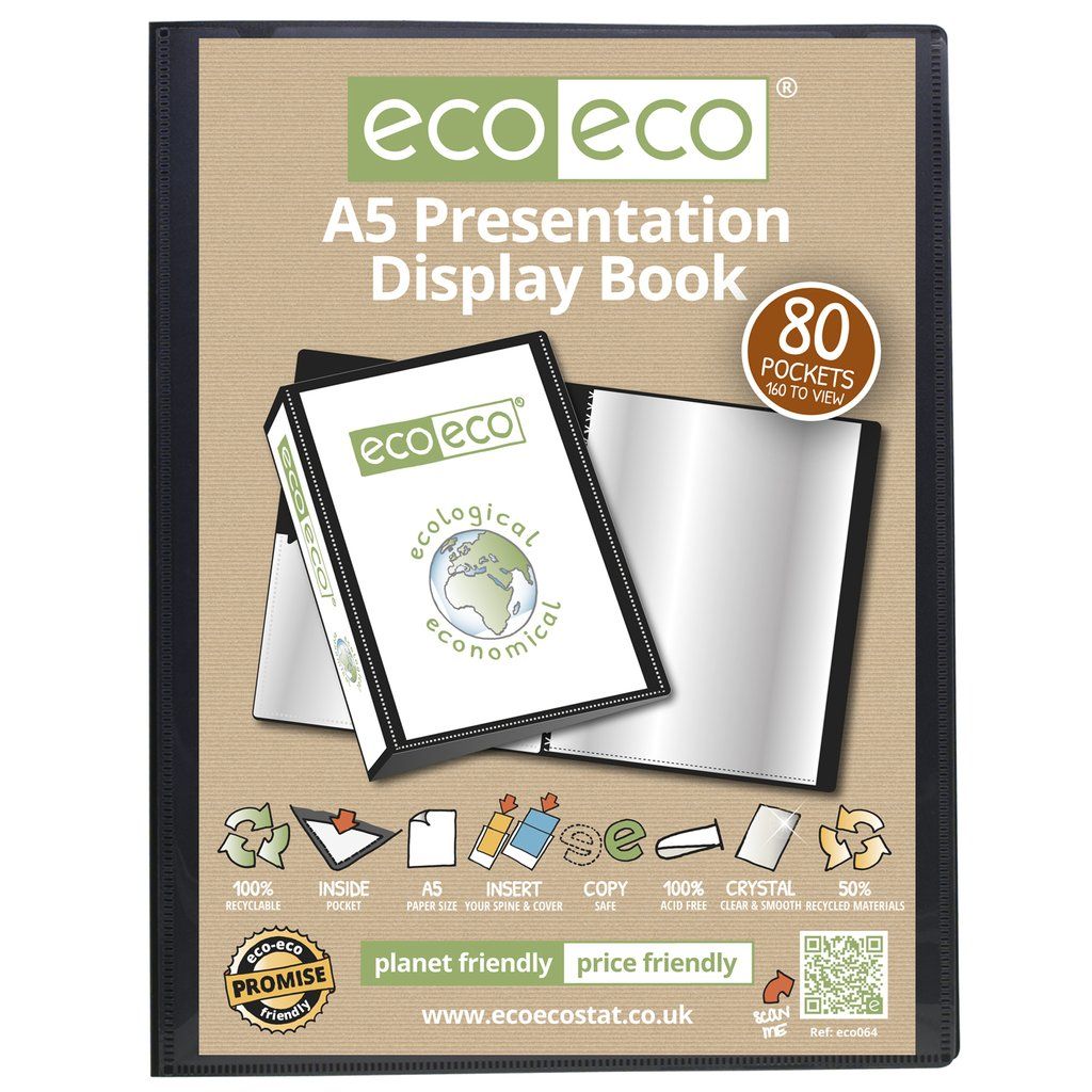 A5 50% Recycled 80 Pocket Presentation D