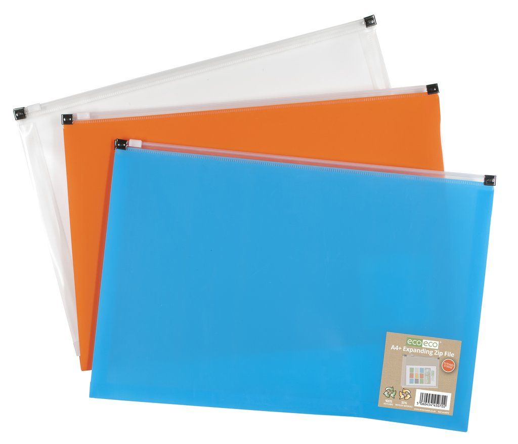 A4+ 50% Recycled Expanding Zip File