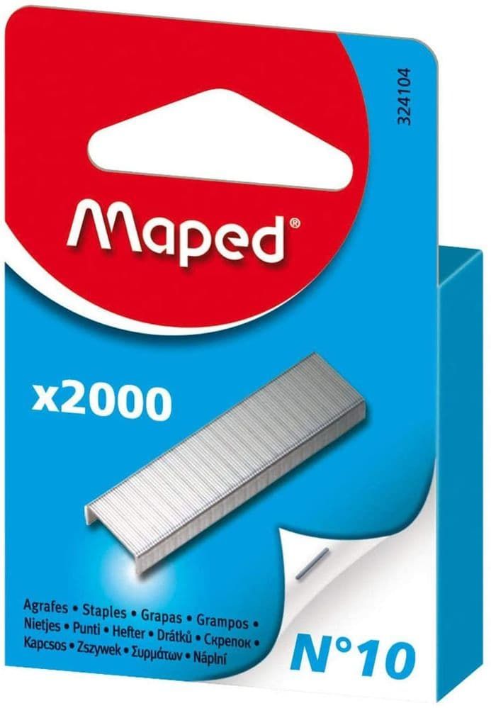 STAPLES No10- 2000 PER BOX