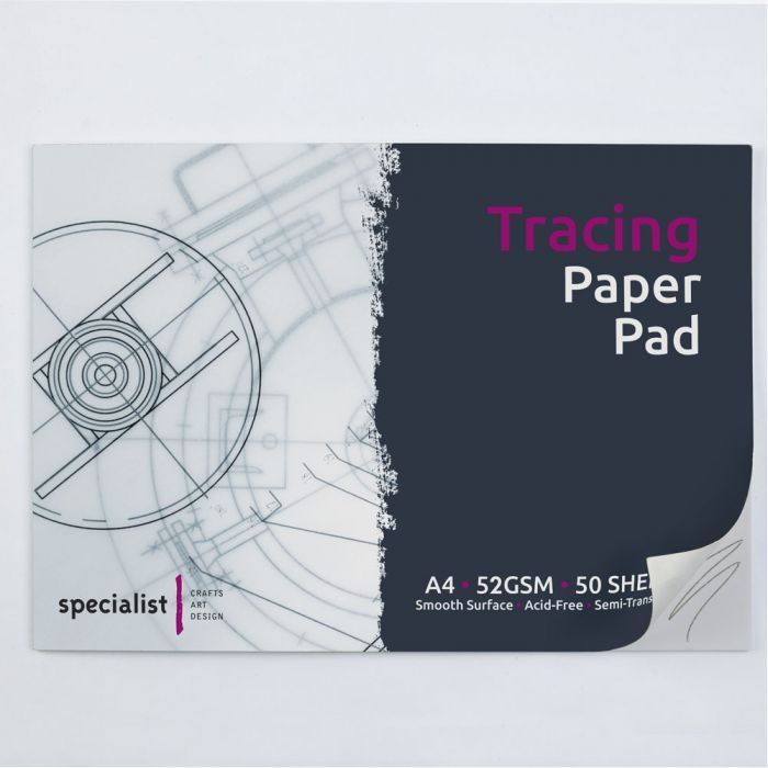 Specialist Crafts Tracing Paper Pad 52gs