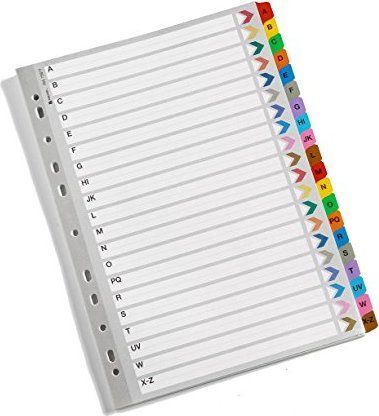 Premier A4 1-31 Index M/Col Mylar464327