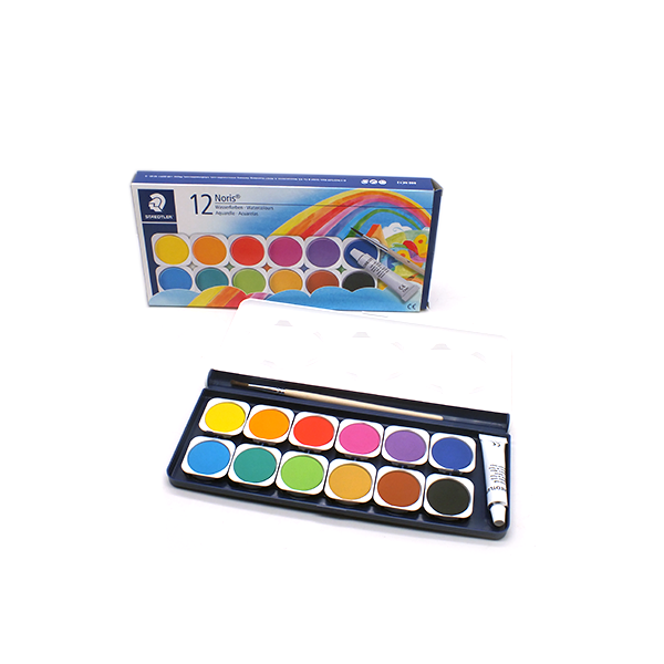 Noris Watercolour Paint 888 - Tin of 12