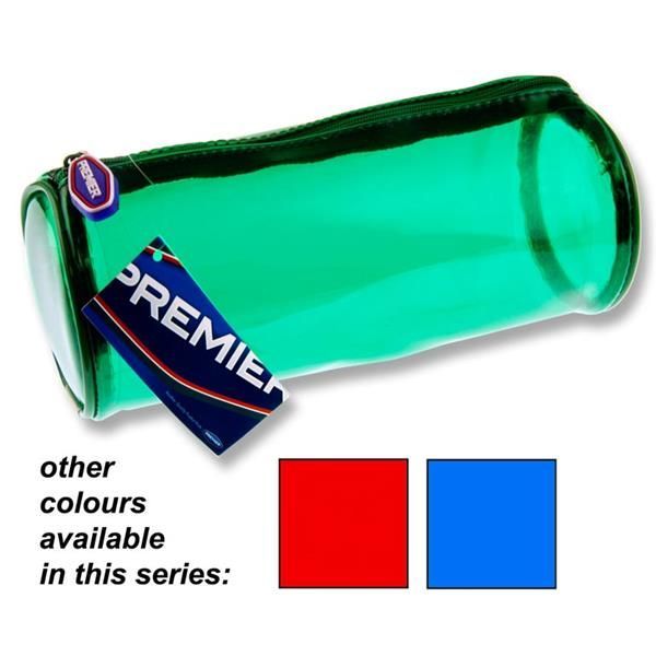 Pvc Round Pencil Case - Transparent