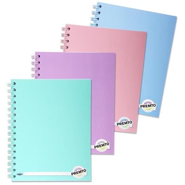 Premto Pastel A5 200pg Wiro Notebook