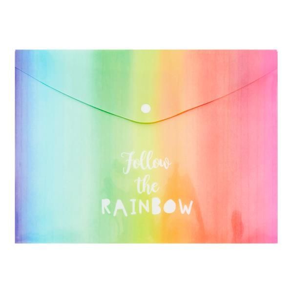 Emotionery Button Wallet - Rainbow