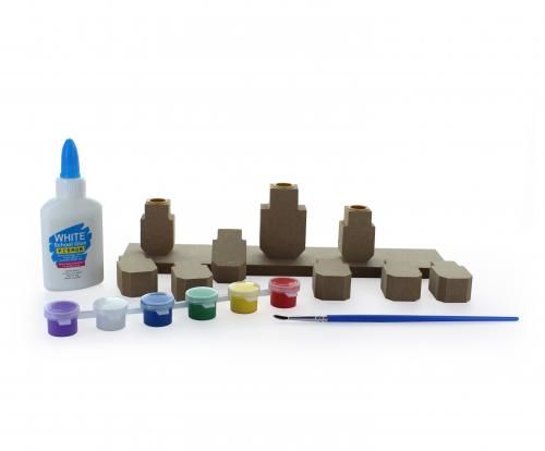 Create your Own Wood Menorah