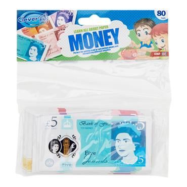 Pkt.80 Paper Euro Money Set
