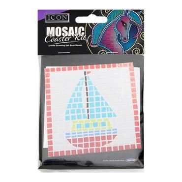 Icon Mosaic Coaster Kit - Boat