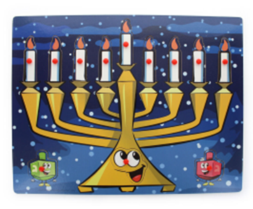 Chanukah Menorah Puzzle PZ-1451