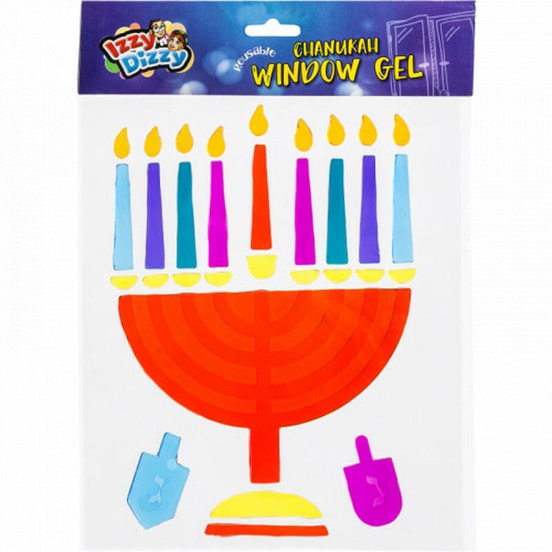 Izzy & Dizzy Reusable Menorah Window Gel