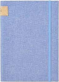 NU JOURNAL A5 LINEN JOURNAL - BLUE