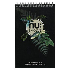 NU EVOLVE REPORTERS NOTEBOOK