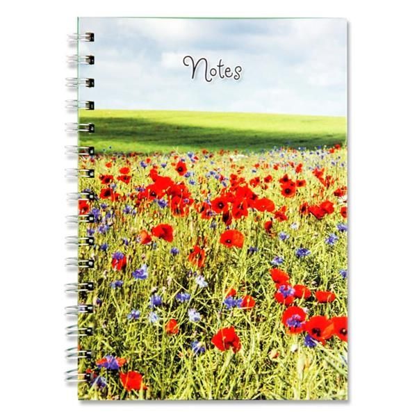 RF A5 Wiro Notebook - Wild Flowers