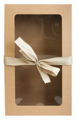 RECTANGLE BROWN KRAFT 29.5x22x4.5cm