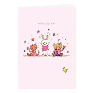 Baby Girl Card KJ-132