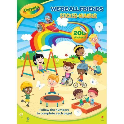 CRAYOLA STICKER BY NUMBER