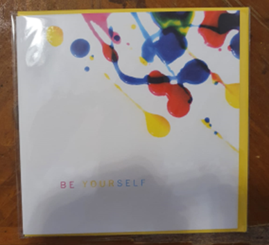 LR02 - Be Yourself - Greeting Card WB