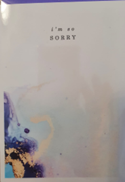 NEB15 - Im So Sorry - Greeting Card WB