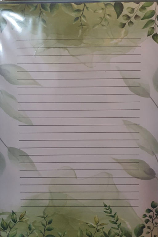 A5 Green Leaf Papers