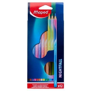 NIGHTFALL COLOURED PENCILS X12