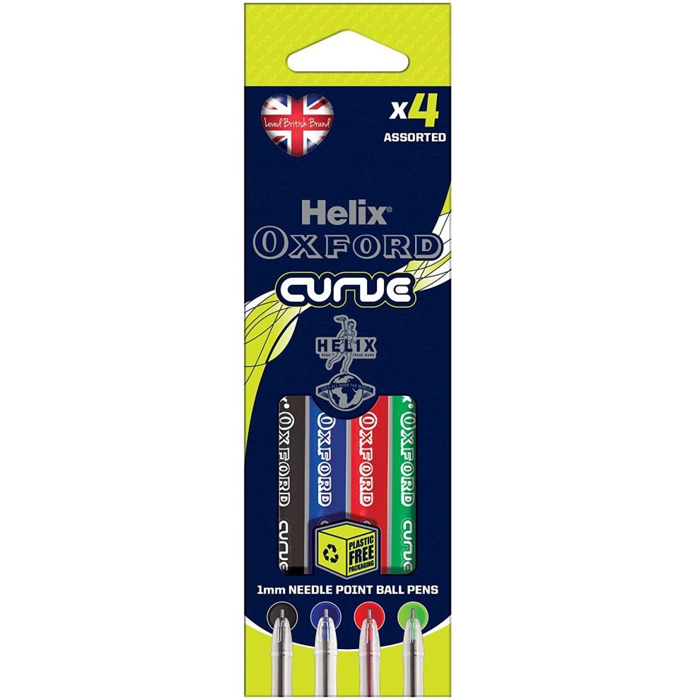OXFORD CURVE PENS X4