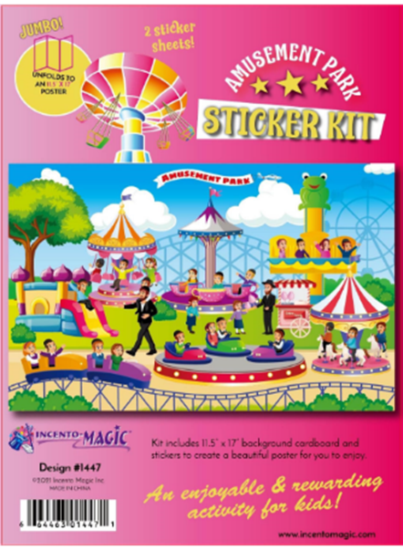 1447 Amusement Park Sticker Kit