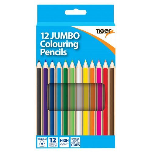 Jumbo Colouring Pencils Box 12