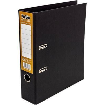 Recycled Lever Arch A4 - Black