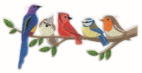 Birds, Crystal Art Hanging Wall Decorati