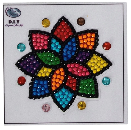 Mandala, 9x9cm Crystal Art Motif