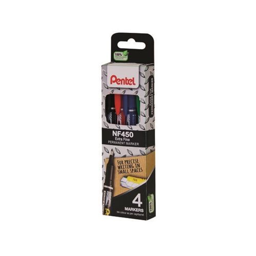 Pentel Permanent Marker Fine Assorted