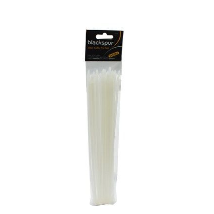 Blackspur - White Cable Ties Set [30pcs]