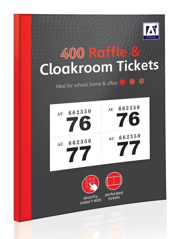 Design - 400 Rafe & Cloakroom Tickets CT