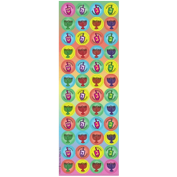 CHANUKAH STICKERS 6 SHEETS 2045