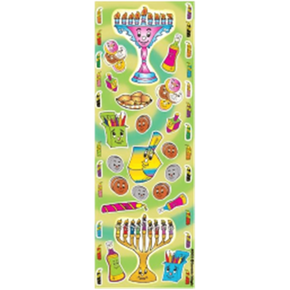 CHANUKAH STICKERS 6 SHEETS 6031